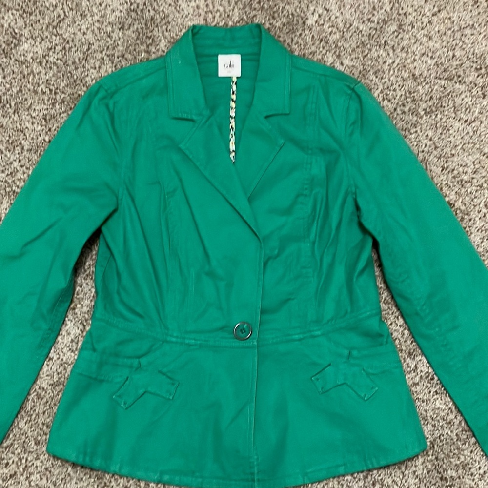 Cabi Green Jacket sz S